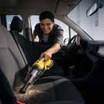 Aspiradora Inalámbrica Pretul para Limpieza de Auto y Superficies Color Amarillo
