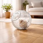 Bola de Ejercicio Run About para Hámster Color Transparente de 12.7 Cm