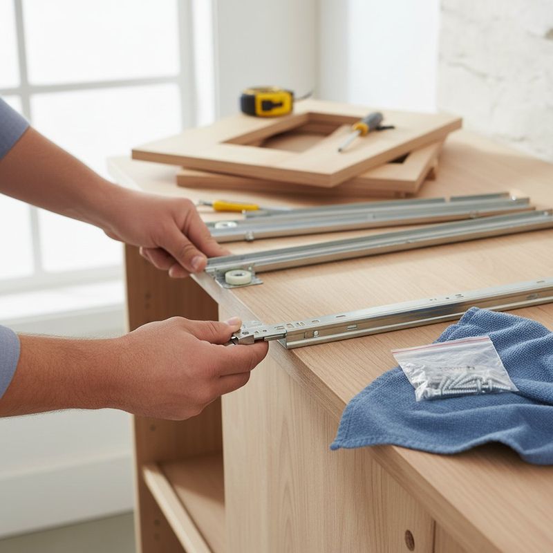 Riel de Gaveta Estándar 50 cm