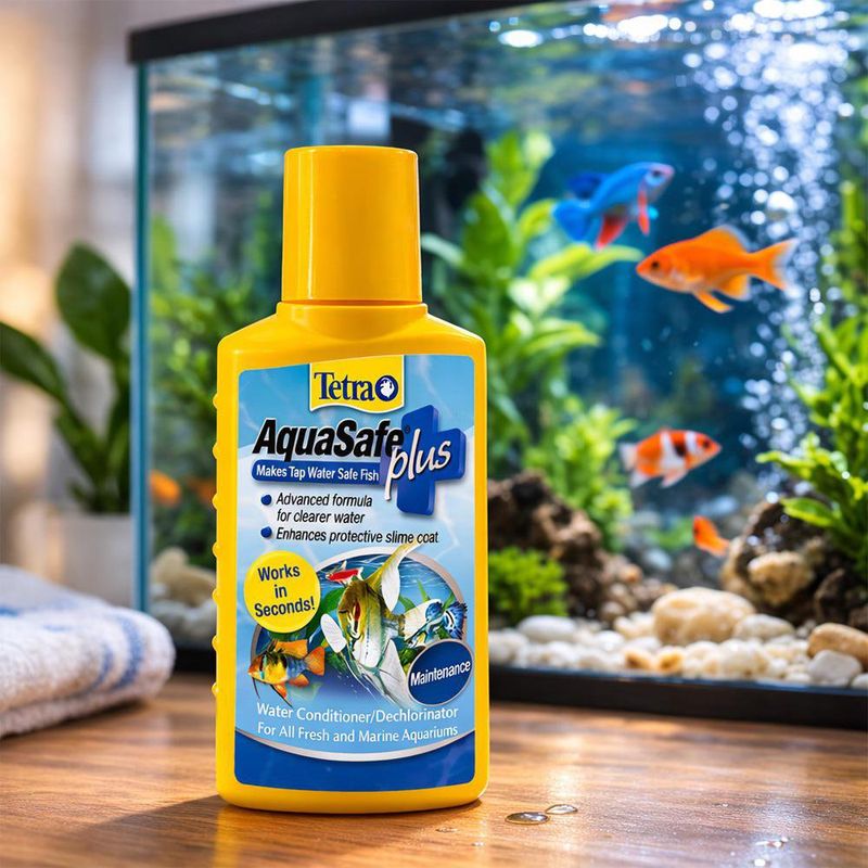 Acondicionador de Agua para Peceras AquaSafe Plus de 100 mL
