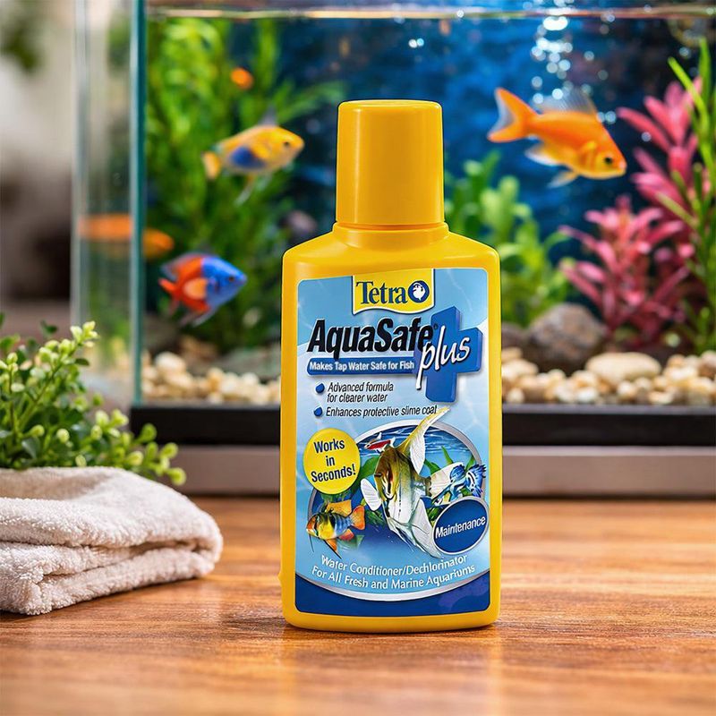 Acondicionador de Agua para Peceras AquaSafe Plus de 100 mL