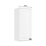Gabinete Aéreo Classy Blanco de 1 Puerta para Cocina de 40 cm