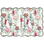 Set de 4 Individuales de Tela Diseño Flores 30 x 45 Cm