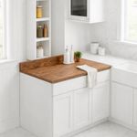 Top Toscana Café de MDF para Gabinete Base de Cocina 120 x 50.8 x 7.62 cm