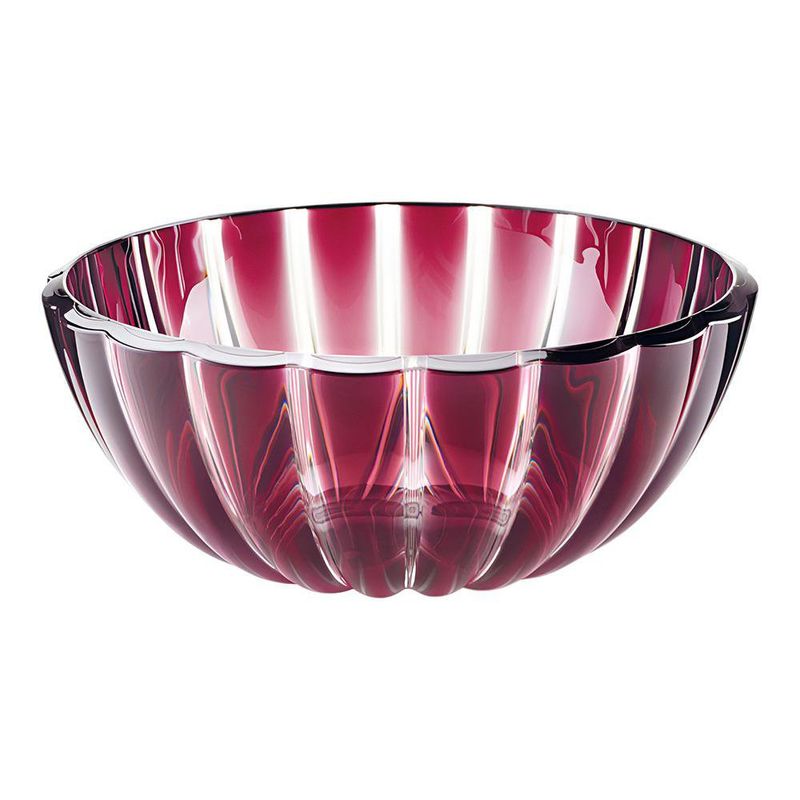 Tazón DolceVita de 20 cm Rojo Amatista para Frutas, Ensaladas o Servicio de Mesa