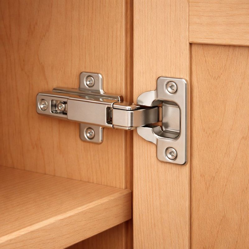 Bisagra Bidimensional Canto Visto de 165° con Cobertura Completa