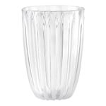 Vaso Alto DolceVita de 12 oz Blanco Perla para Agua, Jugos o Bebidas Frías