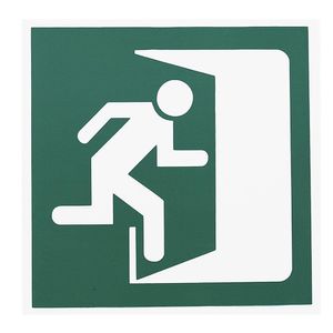Rótulo de Salida de Emergencia Puerta Derecha