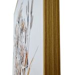 Cuadro Decorativo de Flores en Tonos Fríos de 82 x 4 x 82 cm