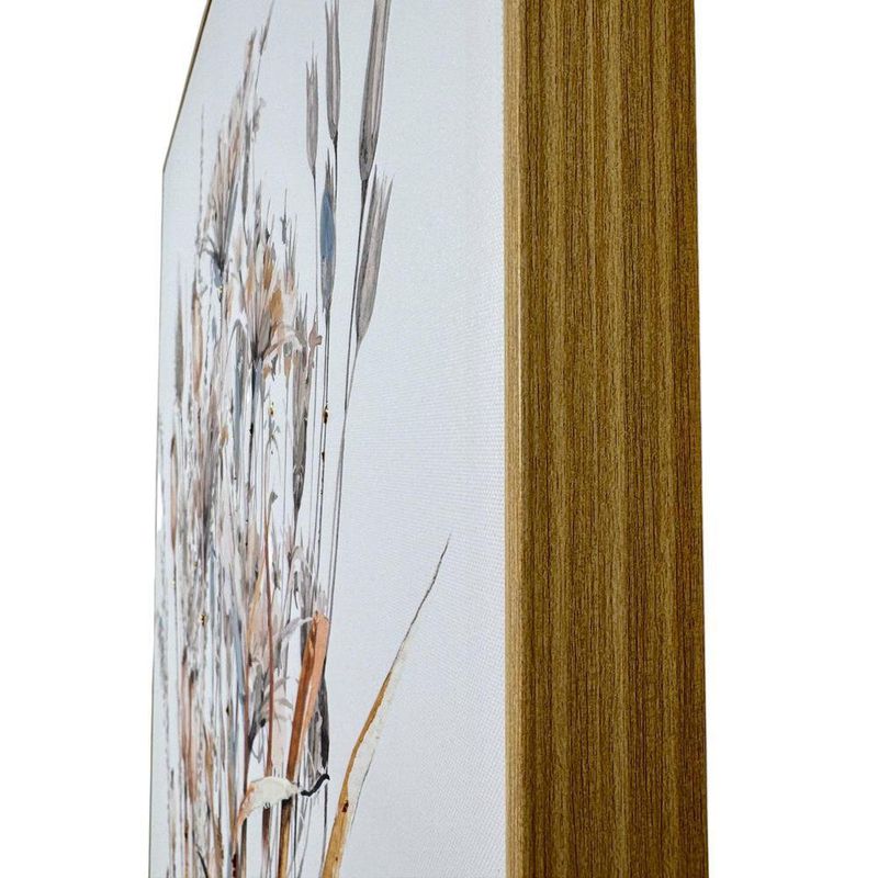 Cuadro Decorativo de Flores en Tonos Fríos de 82 x 4 x 82 cm