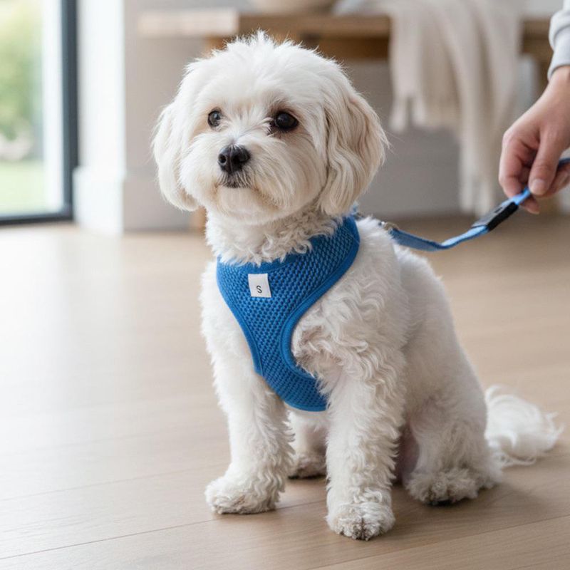 Arnés Frisco Soft Mesh para Perro Color Azul Talla XL