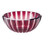 Tazón DolceVita de 25 cm Rojo Amatista para Ensaladas, Frutas o Centro de Mesa