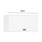 Gabinete Classy Aéreo de 1 Puerta Blanco para Cocina 120 cm