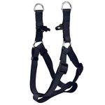 Arnés Ajustable para Perro Color Negro de 5/8 x 24 Plg Talla S