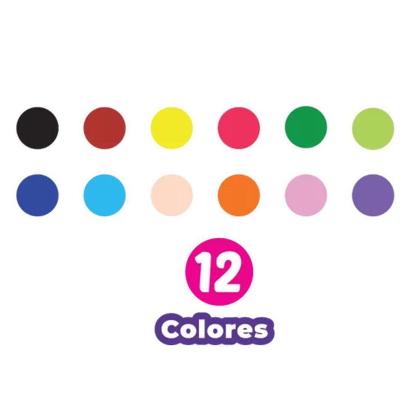 Crayones Articolor Vibrant Triangulares de 12 Colores + Lápiz Bicolor