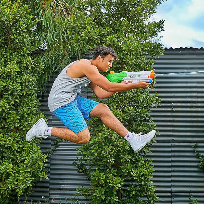 Pistola de Agua X Shot Pressure Jet Presurizada Color Blanco con Verde