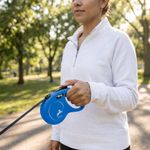 Correa Retráctil Flexi New Classic para Perro Color Azul Talla S