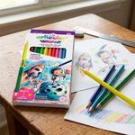 Crayones Articolor Vibrant Triangulares de 24 Colores + Lápiz Bicolor