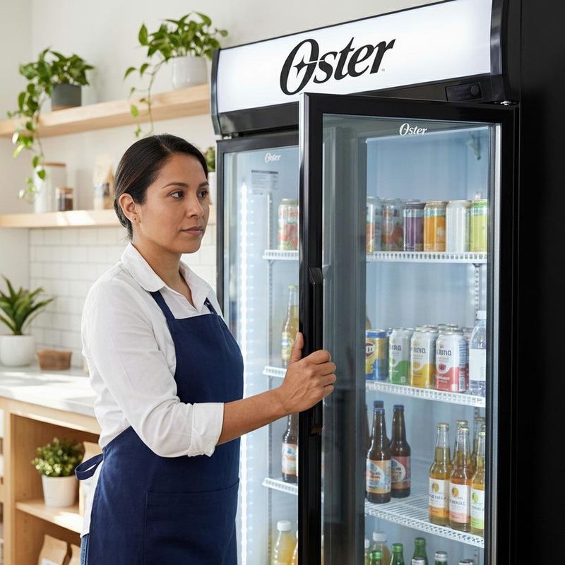 Vitrina Refrigerada Color Negro de 15.9 Pies³