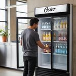 Vitrina Refrigerada Color Negro de 15.9 Pies³