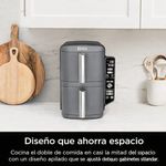 Freidora de Aire Ninja DoubleStack XL 9.5 L 2 Cestas Vertical