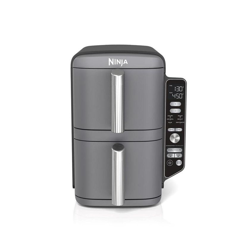 Freidora de Aire Ninja DoubleStack XL 9.5 L 2 Cestas Vertical