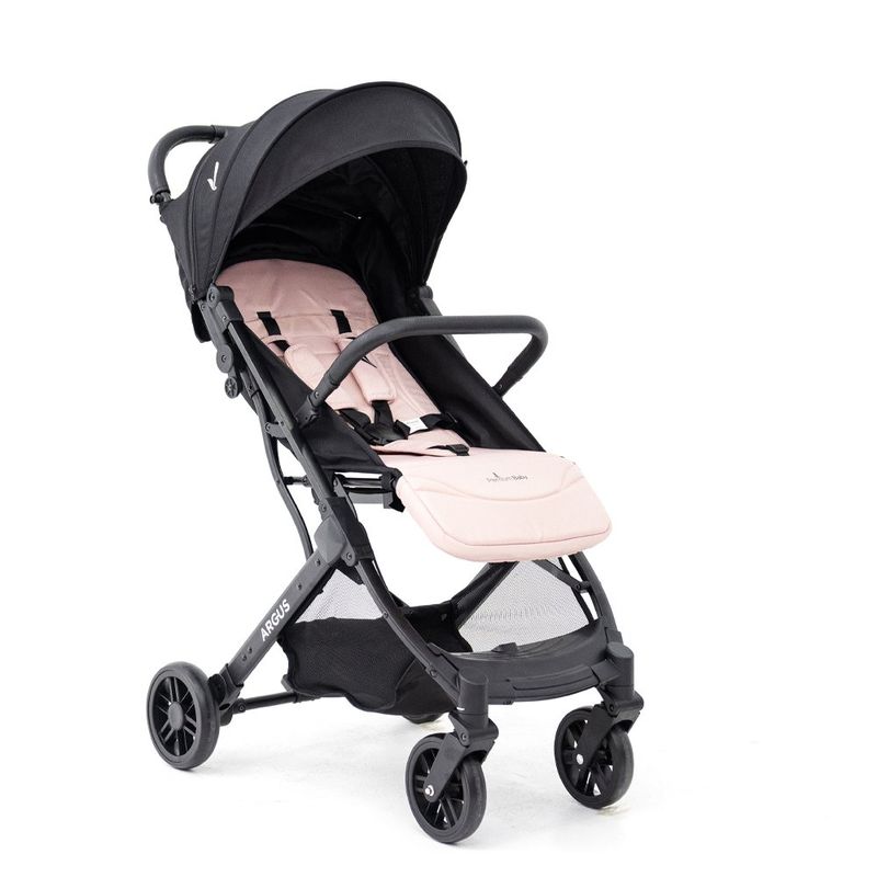 Travel System Argus Compacto con Porta Bebé Color Rosado