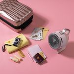 Ventilador Portátil con Asa de Transporte Color Rosado