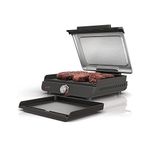 Parrilla y Plancha Eléctrica Ninja Sizzle con Placas Intercambiables de 14 Plg