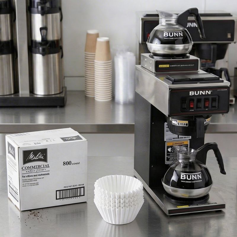 Filtros de Canasta Comercial para Cafetera Industrial de 16 Plg 800 Unidades