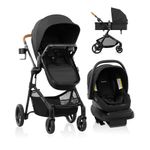 Travel System con Portabebé Pivot NXT Color Ebony Black