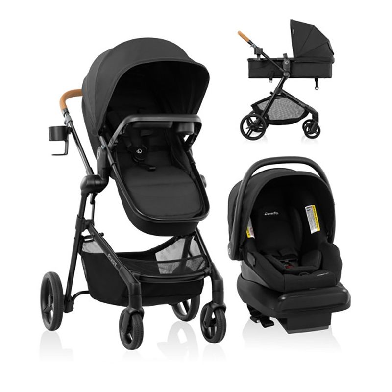 Travel System con Portabebé Pivot NXT Color Ebony Black