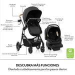 Travel System con Portabebé Pivot NXT Color Ebony Black