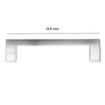 Halador de Barra Modelo 143112 Acabado Níquel para Mueble