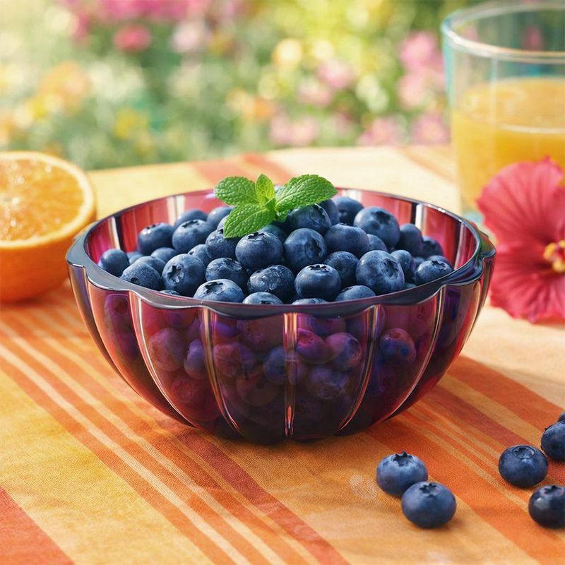 Tazón DolceVita de 12 cm Rojo Amatista para Snacks o Postres