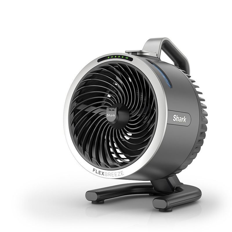 Ventilador Portátil con Asa de Transporte Color Gris