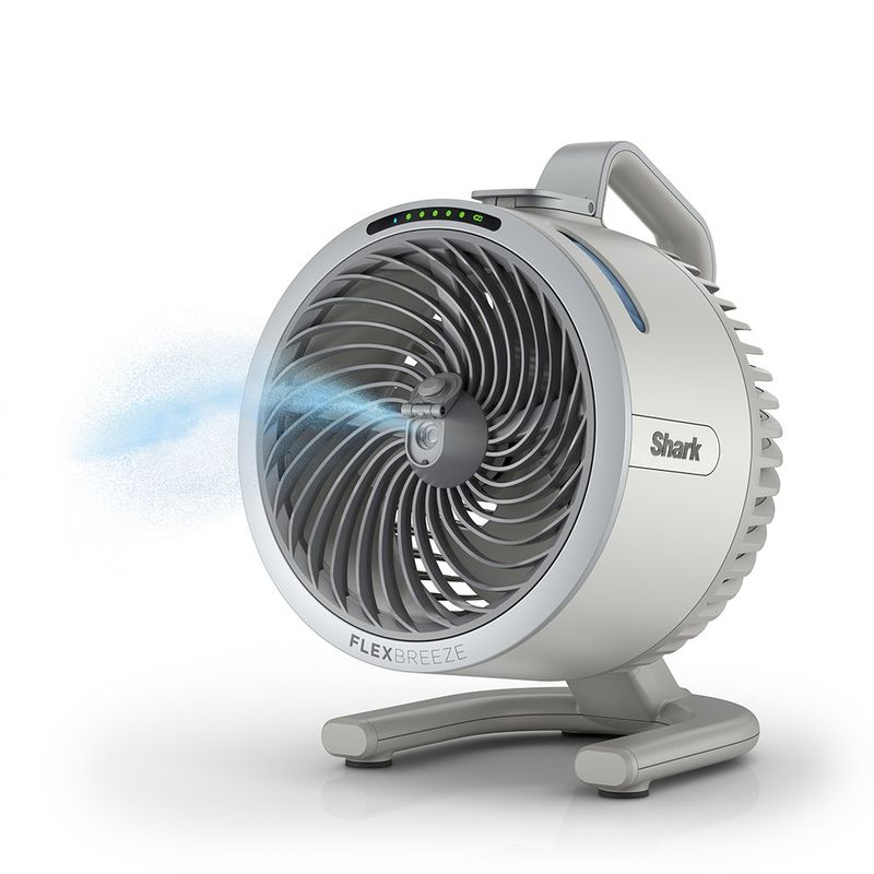 Ventilador Portátil con Asa de Transporte Color Blanco
