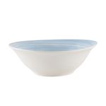 Vajilla Fiorella de Porcelana de 12 Piezas con Diseño Floral Azul