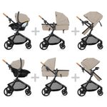 Travel System con Portabebé Pivot NXT Color Beige Latte Tan