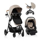 Travel System con Portabebé Pivot NXT Color Beige Latte Tan