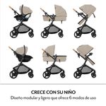 Travel System con Portabebé Pivot NXT Color Beige Latte Tan