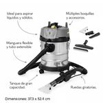 Lava-Aspiradora Puzzi Clásica de 20 Litros con Accesorios