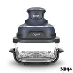 Freidora de Aire Ninja Crispi Portátil de Vidrio FN101GY 4 en 1 Color Gris