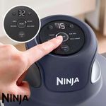 Freidora de Aire Ninja Crispi Portátil de Vidrio FN101GY 4 en 1 Color Gris