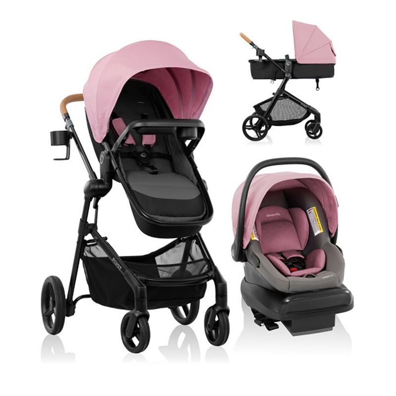 Travel System con Portabebé Pivot NXT Color Lilas Pink