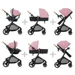 Travel System con Portabebé Pivot NXT Color Lilas Pink