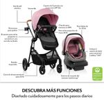 Travel System con Portabebé Pivot NXT Color Lilas Pink