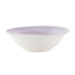 Vajilla Fiorella de Porcelana de 12 Piezas con Diseño Floral Morado