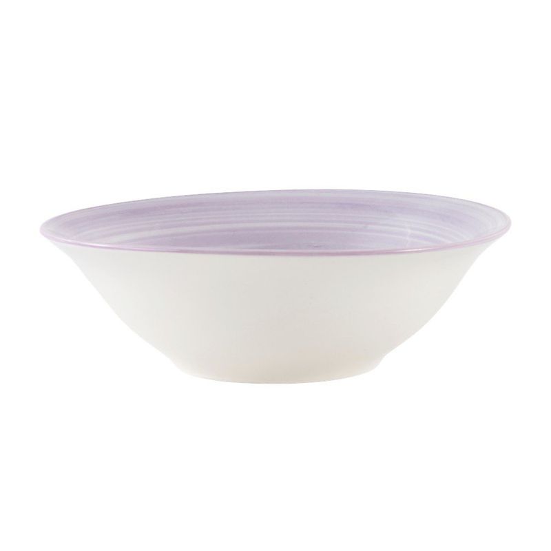 Vajilla Fiorella de Porcelana de 12 Piezas con Diseño Floral Morado