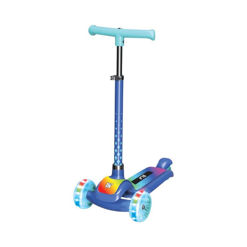 Scooter Infantil de 3 Ruedas con Luces LED y Sistema Tilt Steering Color Azul